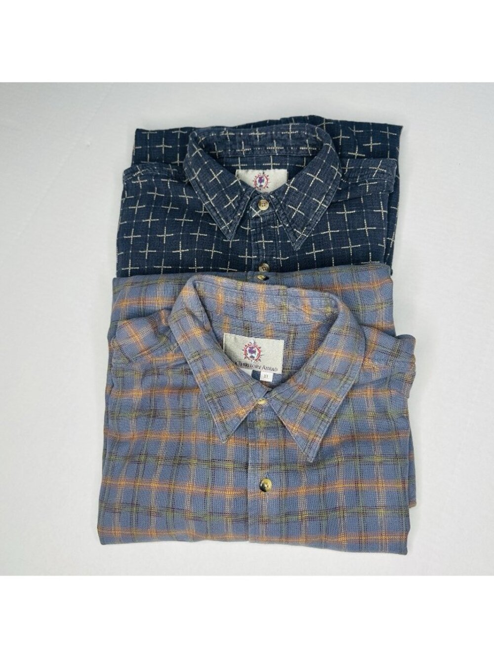 Territory Ahead LOT OF 2 Shirts Men's XL Aztec Patterned Long Sleeve Button Up